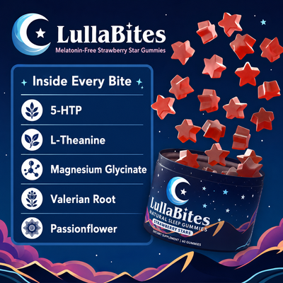 LullaBites Strawberry Star Gummies