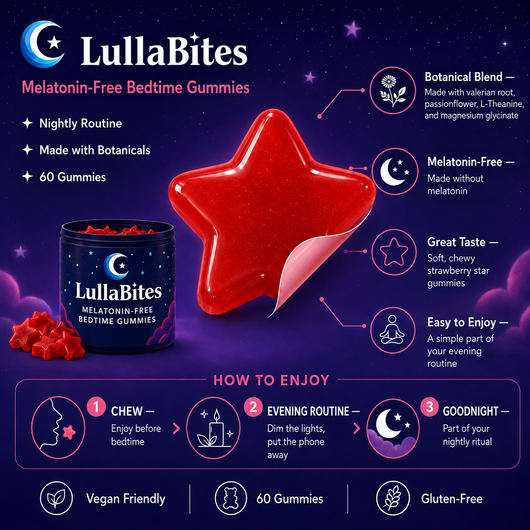 LullaBites Strawberry Star Gummies