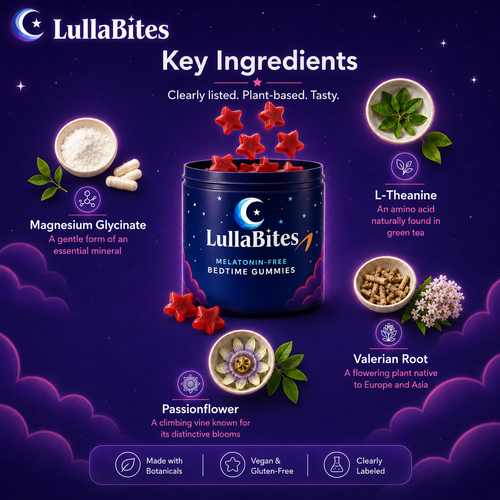 LullaBites Strawberry Star Gummies