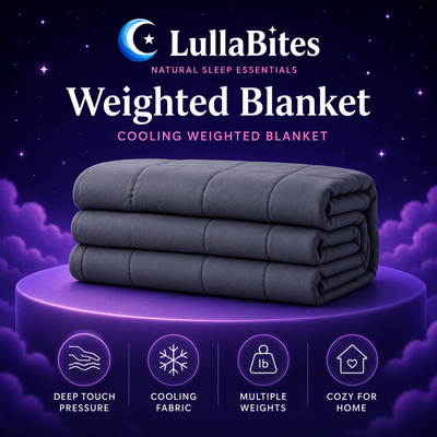 LullaBites Weighted Blanket — Cozy Calming Comfort
