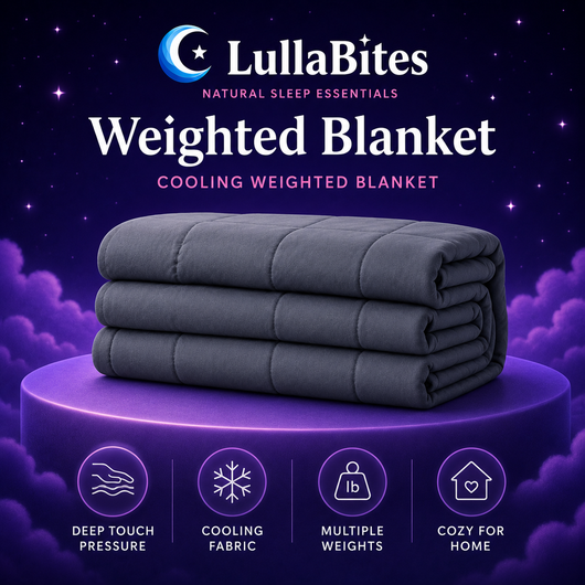 LullaBites Weighted Blanket — Cozy Calming Comfort