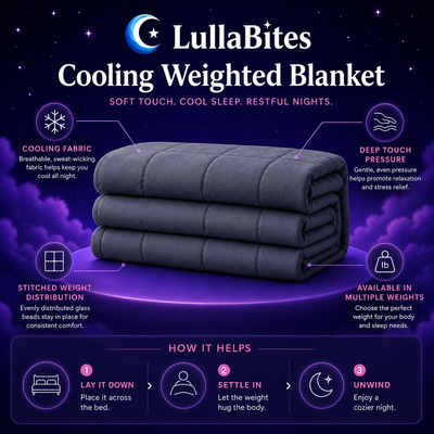 LullaBites Weighted Blanket — Cozy Calming Comfort
