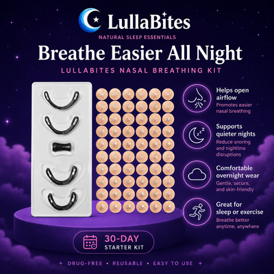 LullaBites Nasal Strips — Gentle Nighttime Comfort