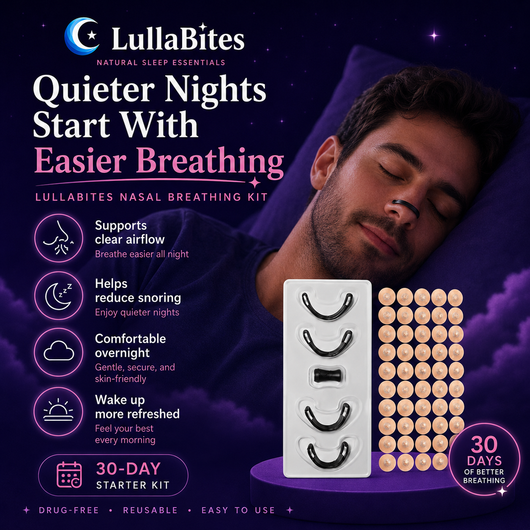 LullaBites Nasal Strips — Gentle Nighttime Comfort
