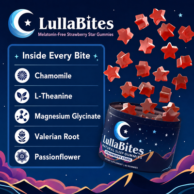 LullaBites Strawberry Star Gummies