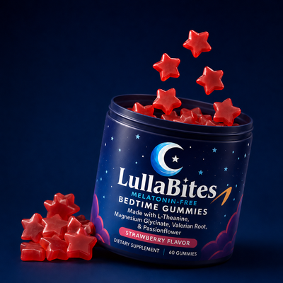 LullaBites Strawberry Star Gummies