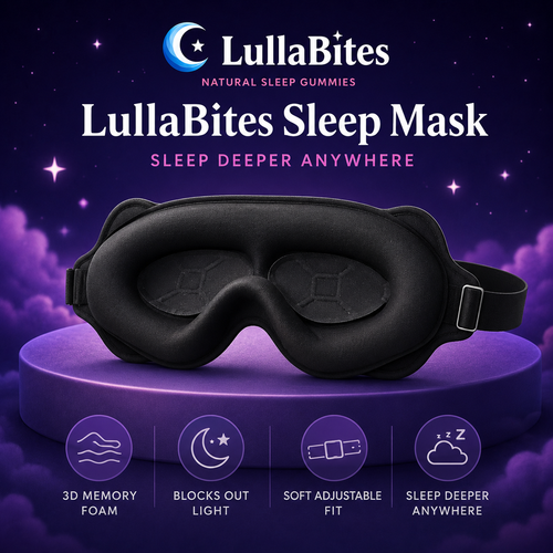 LullaBites 3D Memory Foam Sleep Mask