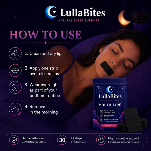 LullaBites Gentle Mouth Tape | Nasal Breathing Support